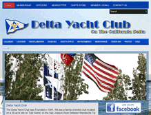 Tablet Screenshot of deltayachtclub.org